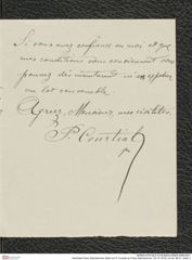 Nachlass Franz Steindachner, Brief von P. Courtial an Franz Steindachner (19.10.1919), Inv.Nr. 88.01, Seite 3